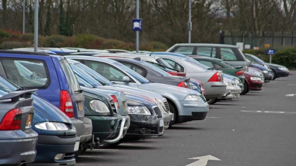 cars in carpark